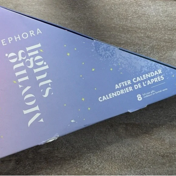 Sephora Moving Lights After Calendar Makeup Set, 8 full-size products, unopened - Picture 2 of 5
